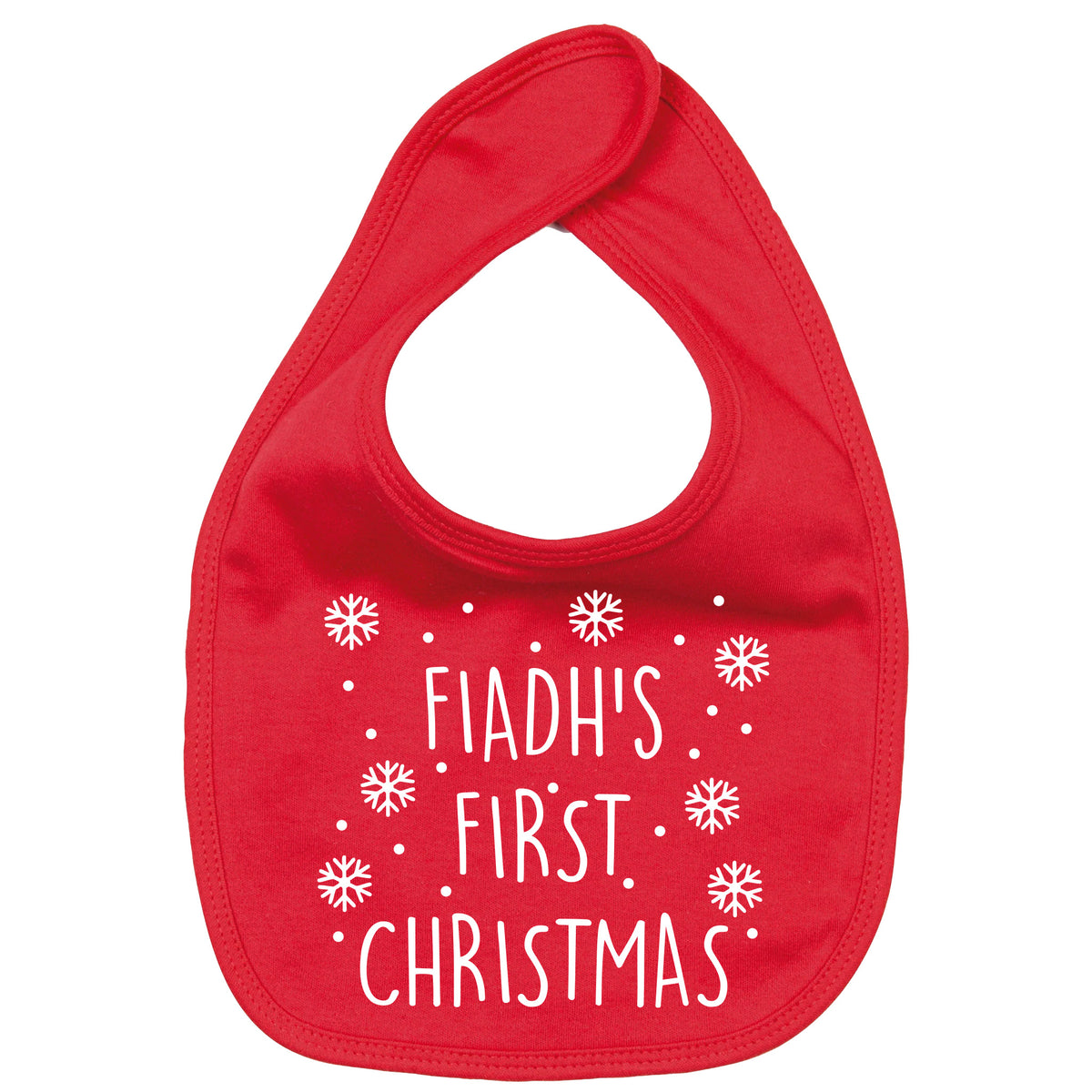 First Christmas Baby Bib