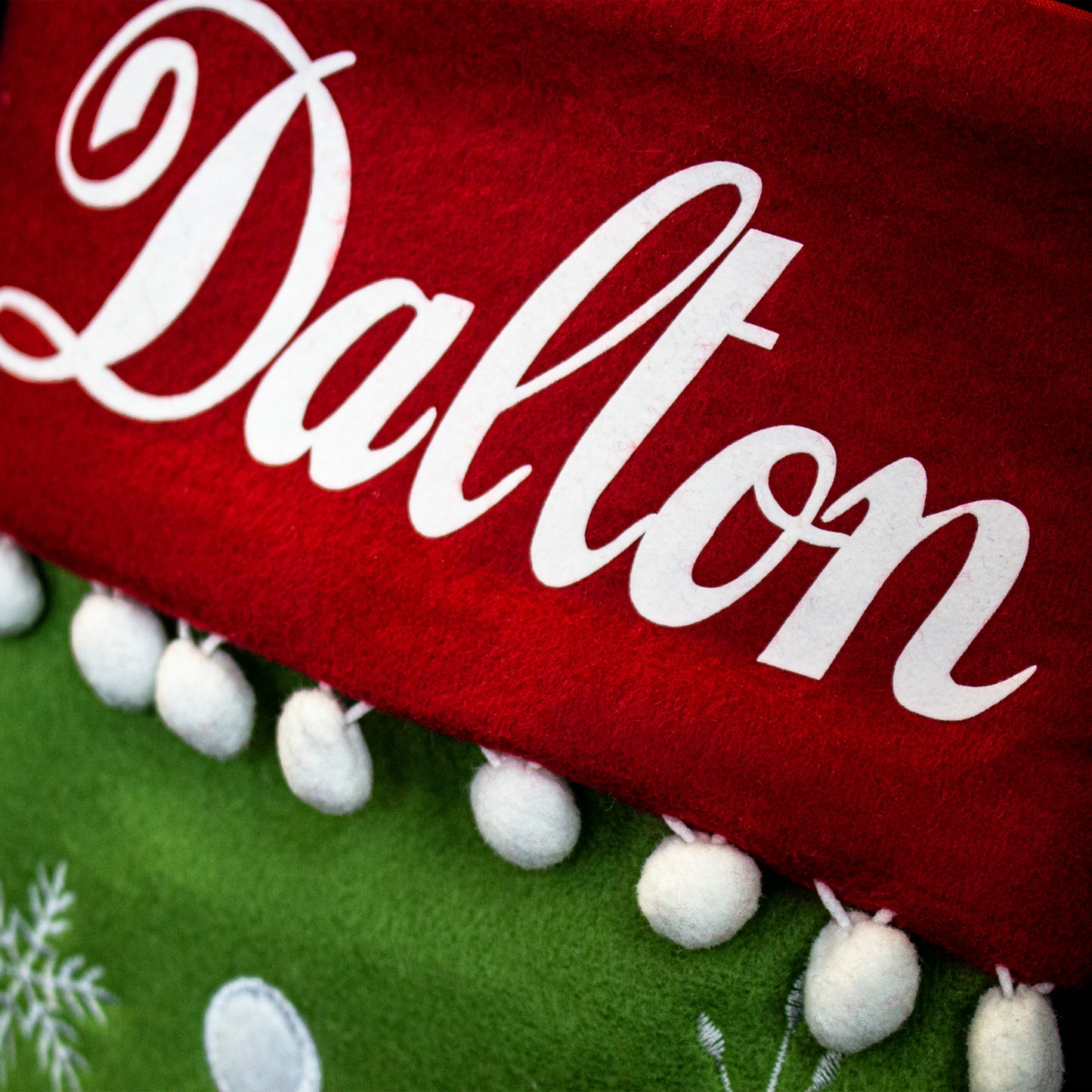Personlaised Dalton Christmas Stocking