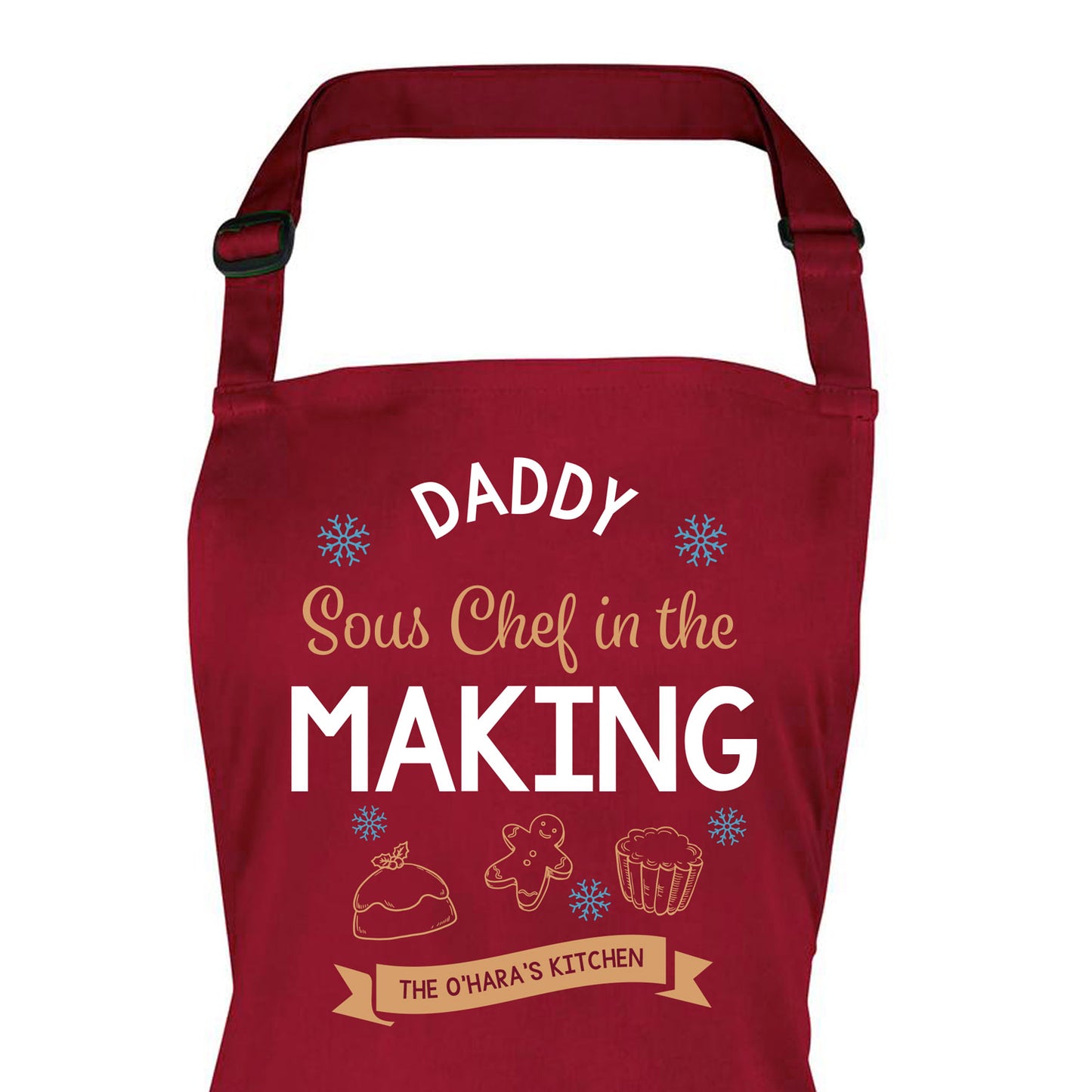 Adults Sous Chef in the Making Personalised Christmas Apron