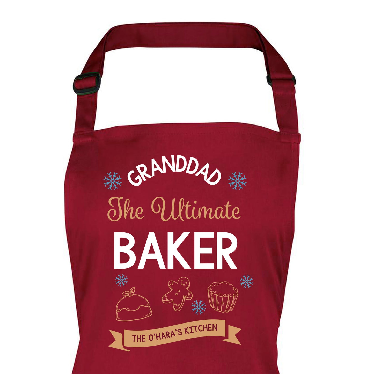 Adults The Ultimate Baker Personalised Christmas Apron