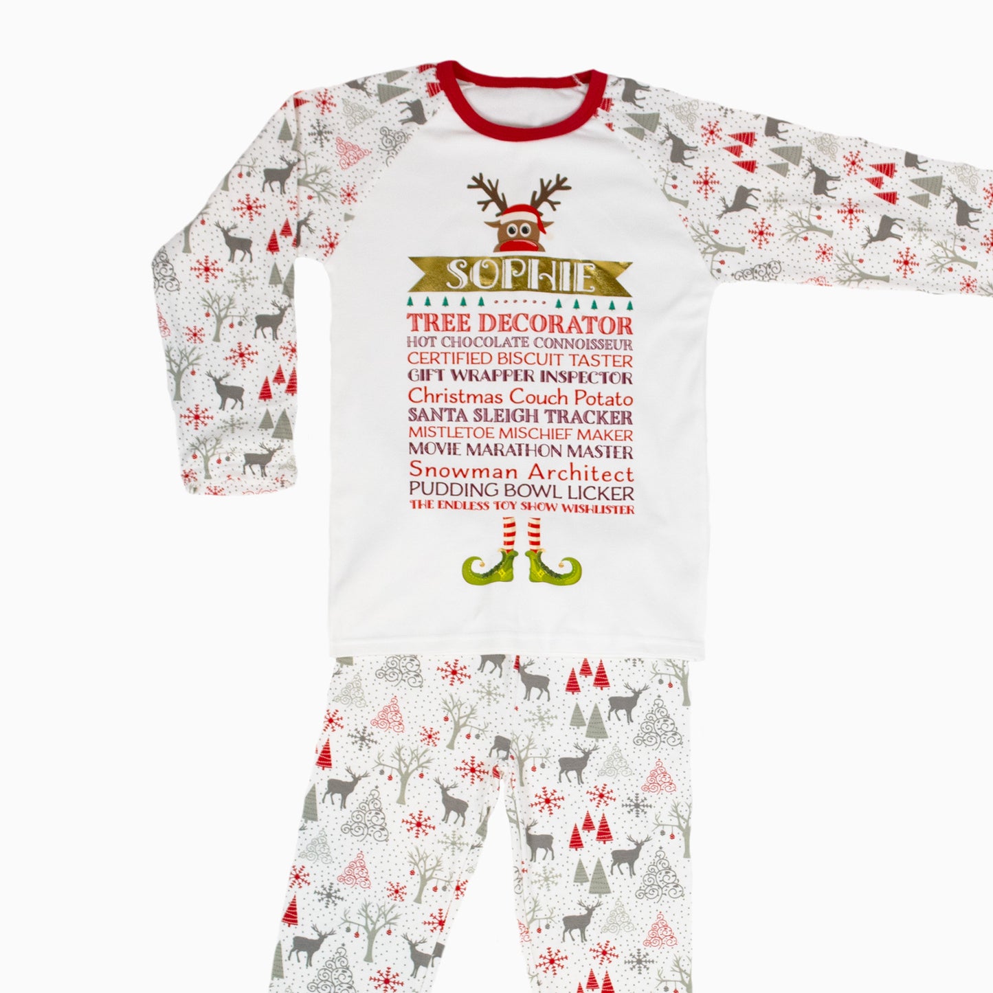 Titles of the Season Personalised Christmas Pyjamas