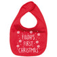 First Christmas Baby Bib