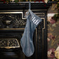 First Christmas Smokey Blue Velvet Stocking (Large - 64cm)