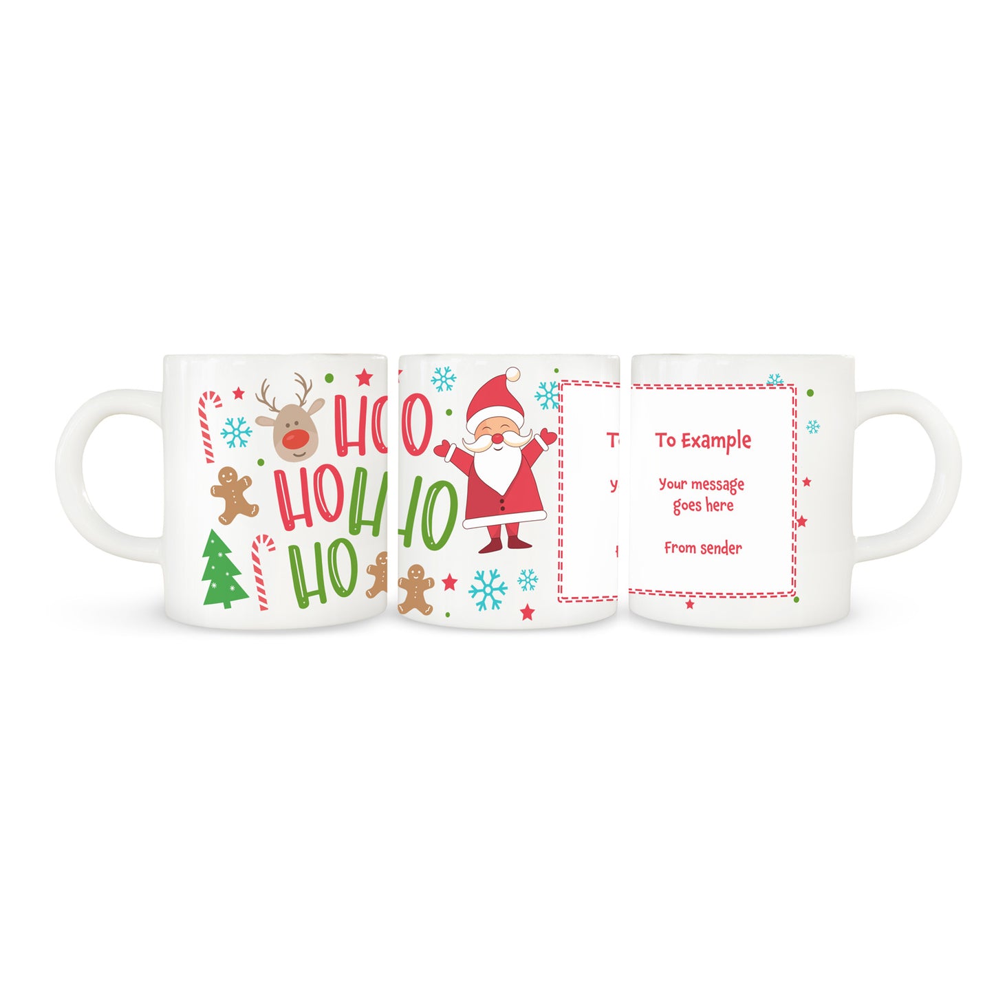 Ho Ho Ho Personalised Christmas Mug
