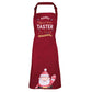 Adults Official Wine Taster Personalised Christmas Apron