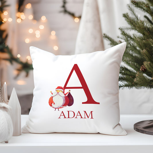 Alphabet Santa Cushion