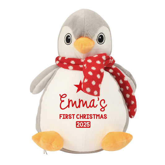 Christmas Penguin Teddy