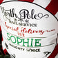 Large Candy Cane Stripe Christmas Sack
