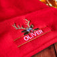 Kids Personalised Reindeer Beanie