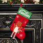 Rudolph Christmas Stocking with dangling legs