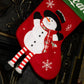 Snowman Christmas Stocking with dangling legs