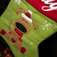 Dog Design on Christmas Stocking