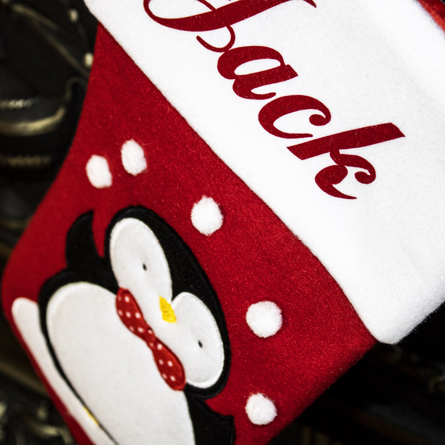 Penguin Design Christmas Stocking