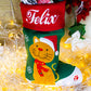 Personalised Cat Christmas Stocking