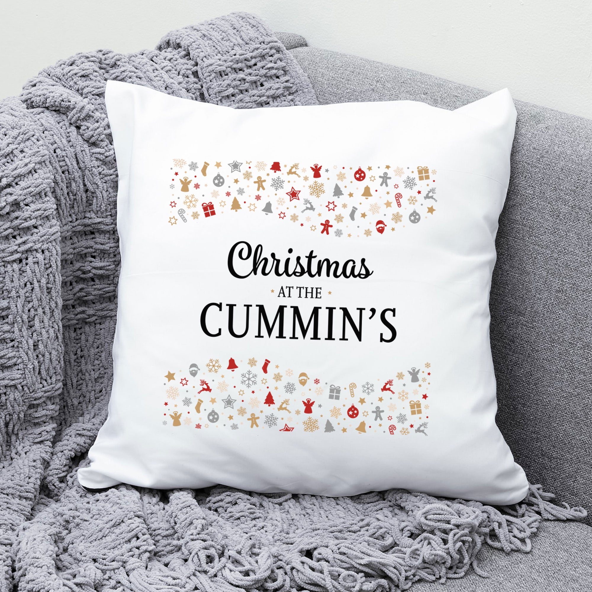 Merry christmas shop cushion