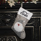 Personalised Grey Stocking