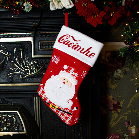 Personalised_Red_Santa_Christmas_Stocking