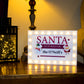 Personalised Santa Stop Here Lightbox 