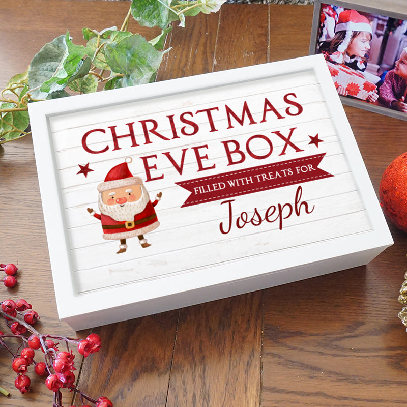 Personalsied Santa Christmas Eve Box