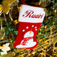 Snowman Snowball Christmas Stocking