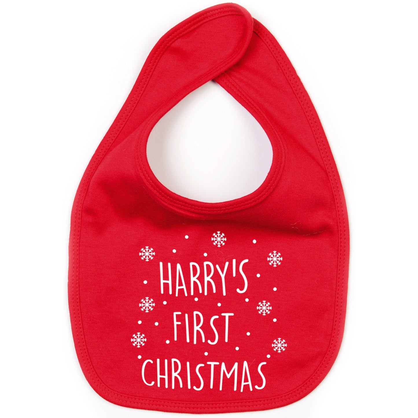 First Christmas Baby Bib